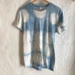 Indigo hand dyed tee! Flattering cut!